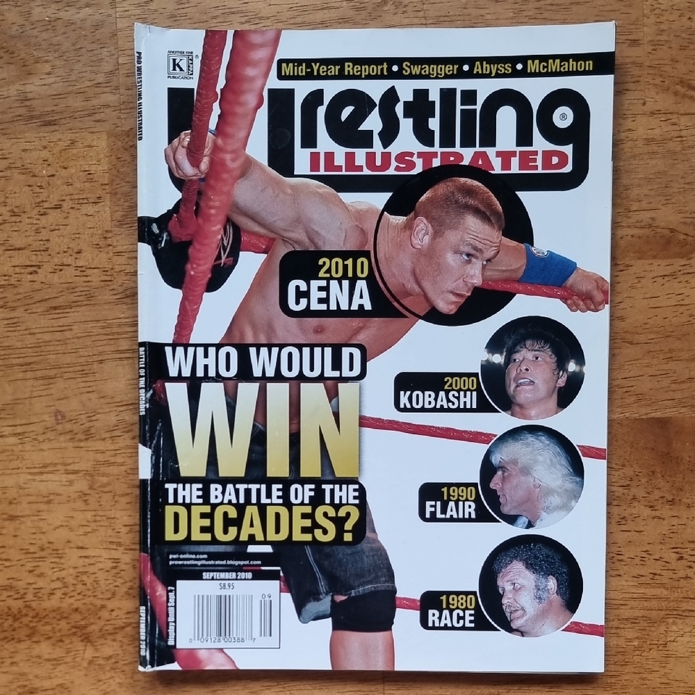 Wrestling Illustrated Magazine with Cena Cover September 2010
